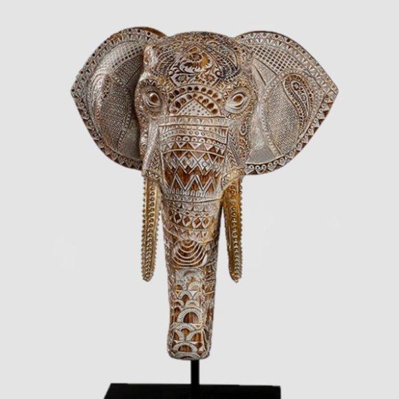 ✧✧✧ Decorative Accents Elephant Sculpture ✧✧✧ - Picture 3 of 6
